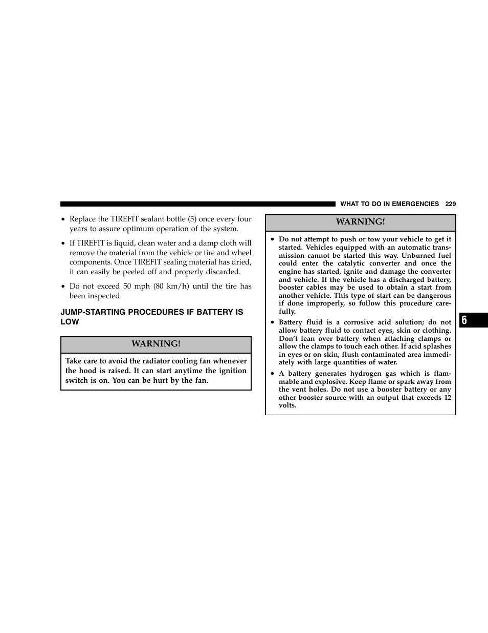 Chrysler 2005 300 SRT8 User Manual | Page 229 / 320