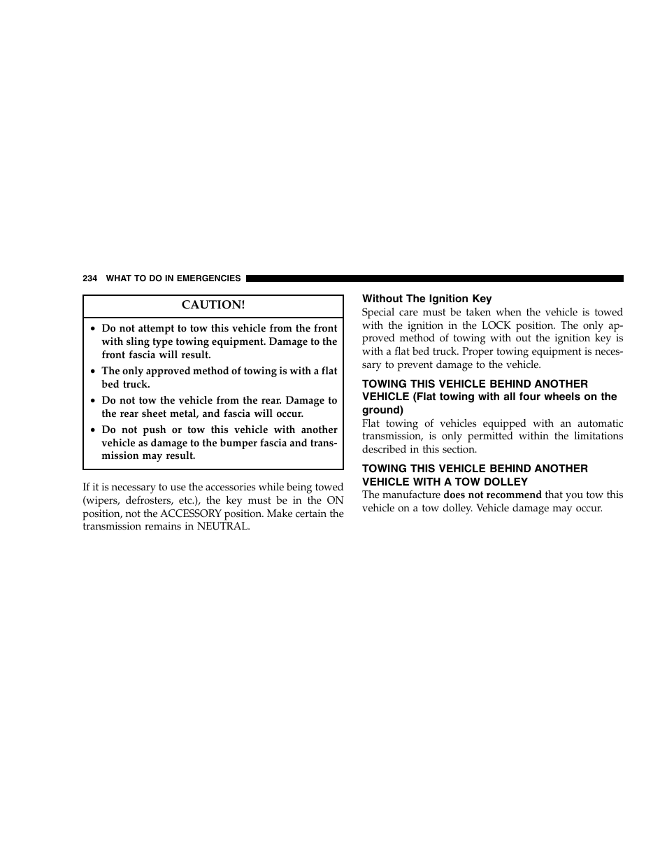 Chrysler 2005 300 SRT8 User Manual | Page 234 / 320