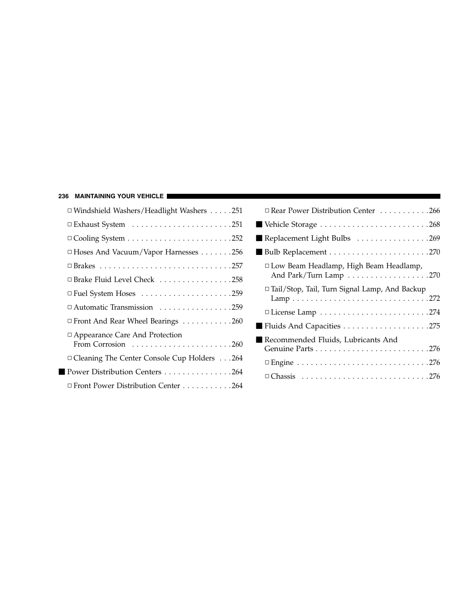 Chrysler 2005 300 SRT8 User Manual | Page 236 / 320