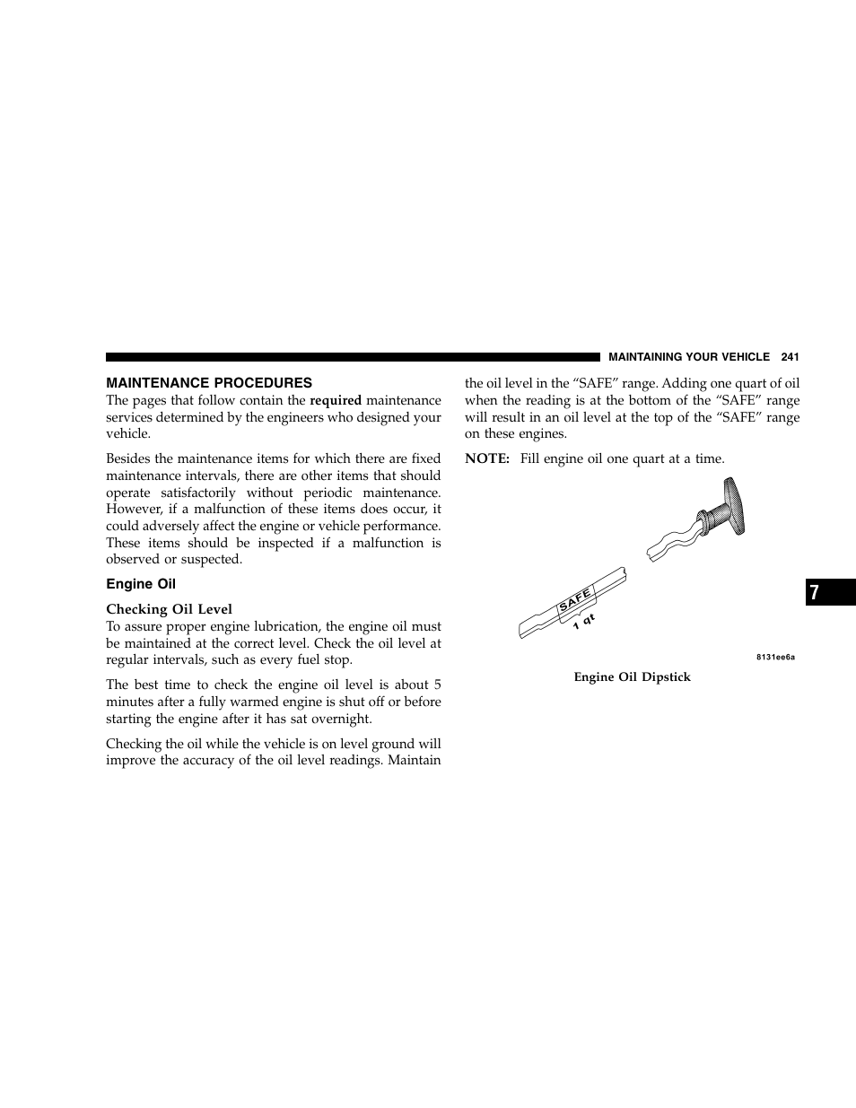 Chrysler 2005 300 SRT8 User Manual | Page 241 / 320