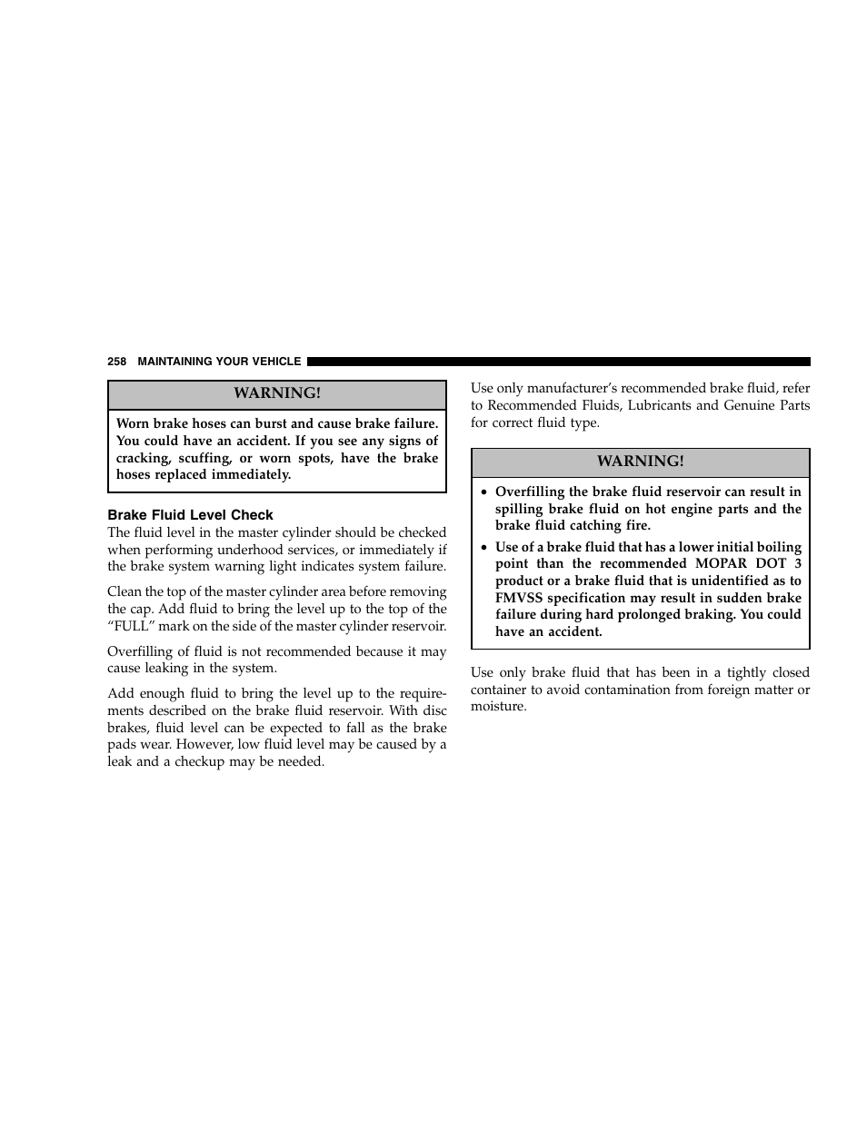 Chrysler 2005 300 SRT8 User Manual | Page 258 / 320