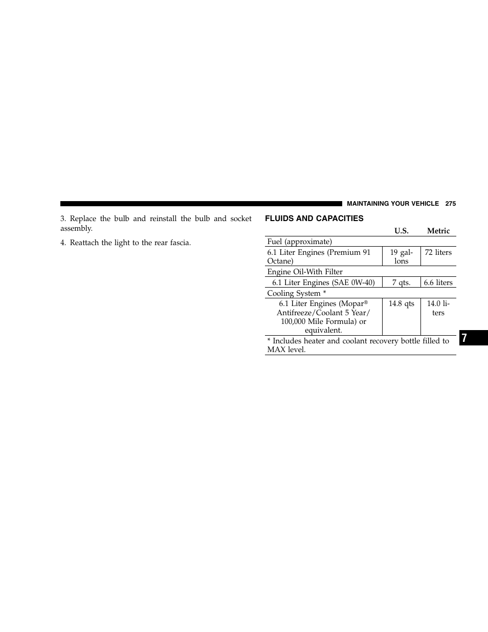 Chrysler 2005 300 SRT8 User Manual | Page 275 / 320