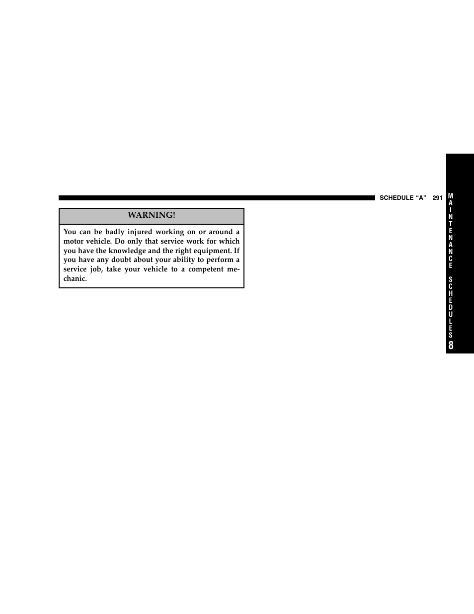 Chrysler 2005 300 SRT8 User Manual | Page 291 / 320