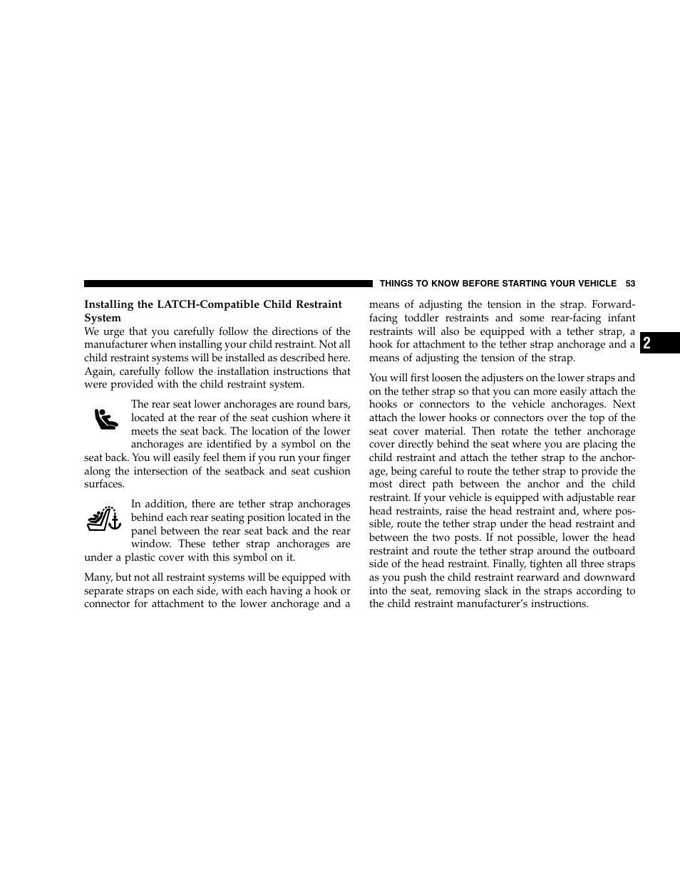 Chrysler 2005 300 SRT8 User Manual | Page 53 / 320