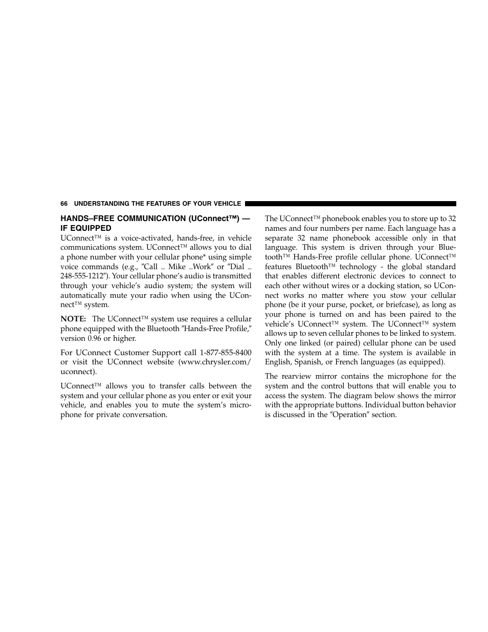 Chrysler 2005 300 SRT8 User Manual | Page 66 / 320