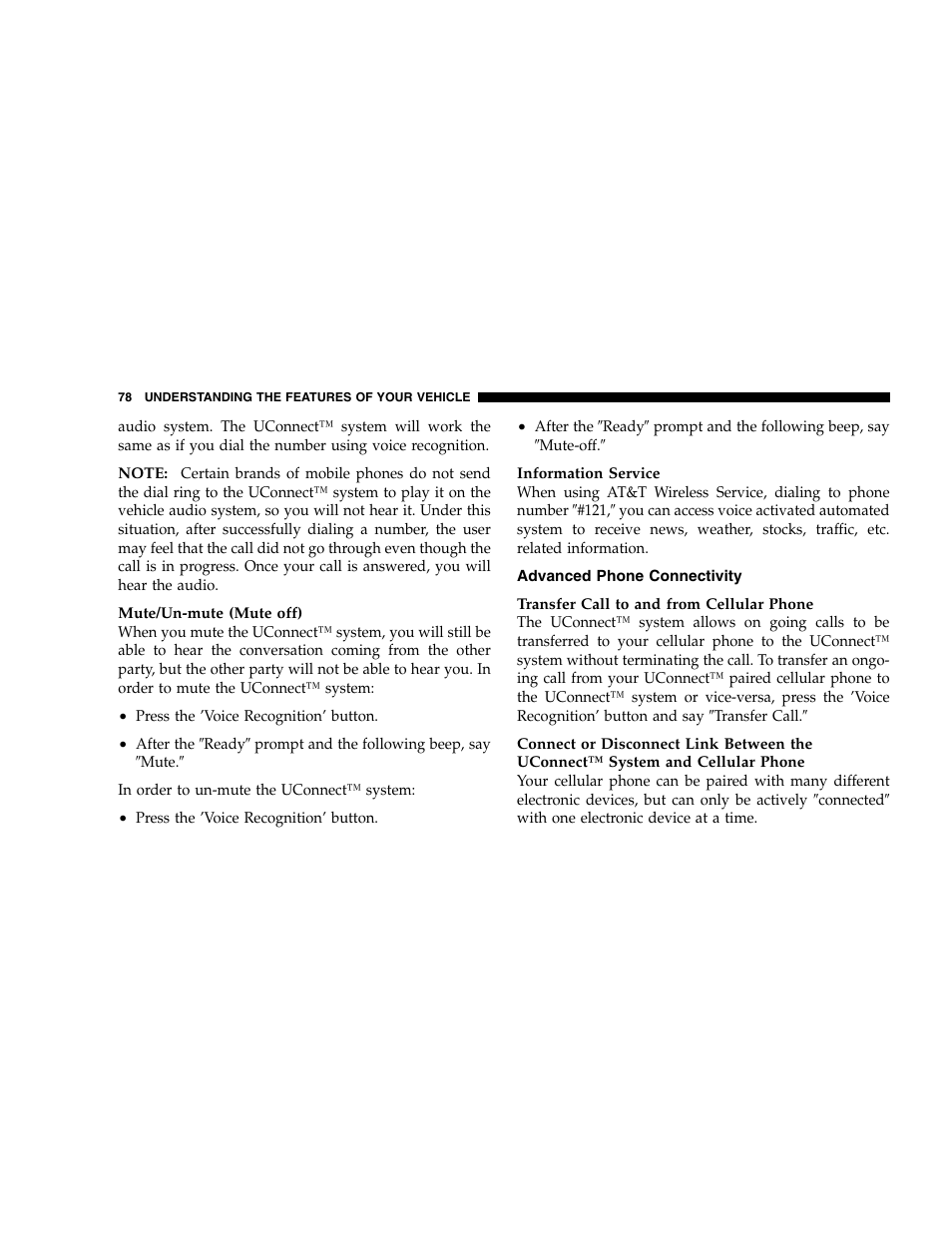 Chrysler 2005 300 SRT8 User Manual | Page 78 / 320