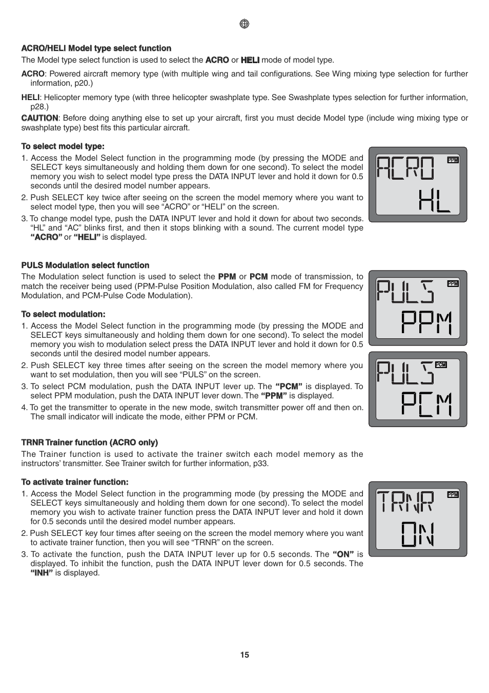 Futaba 6EXP User Manual | Page 15 / 37