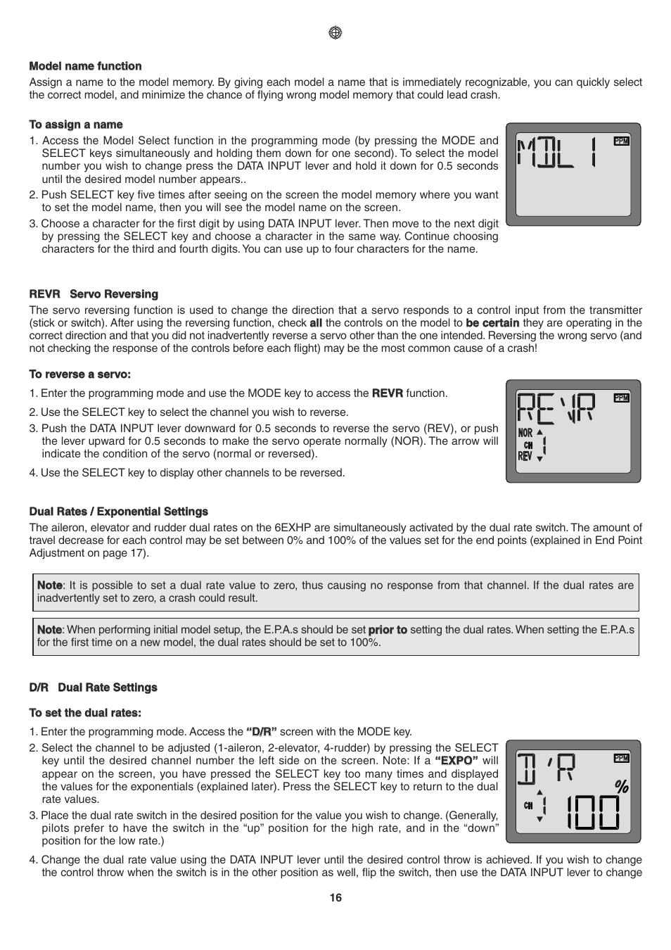 Futaba 6EXP User Manual | Page 16 / 37