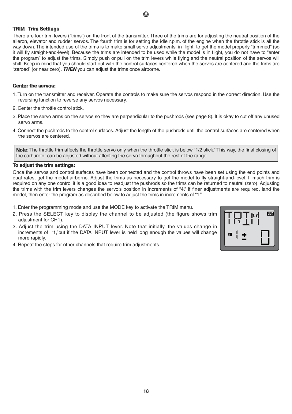 Futaba 6EXP User Manual | Page 18 / 37