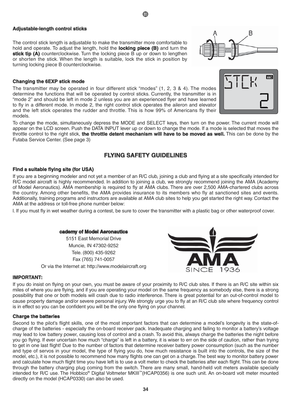 Futaba 6EXP User Manual | Page 34 / 37