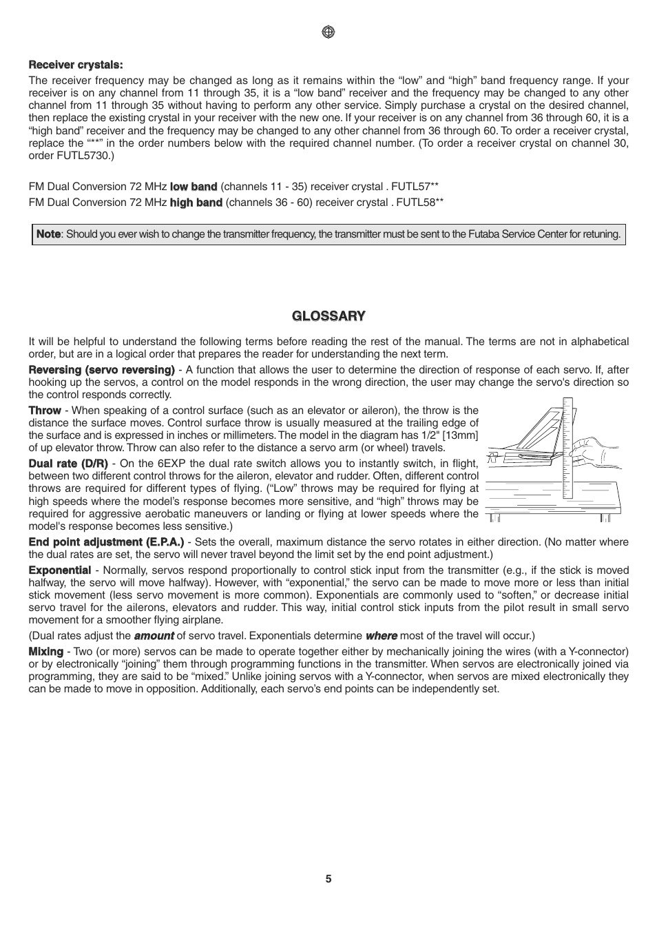 Futaba 6EXP User Manual | Page 5 / 37