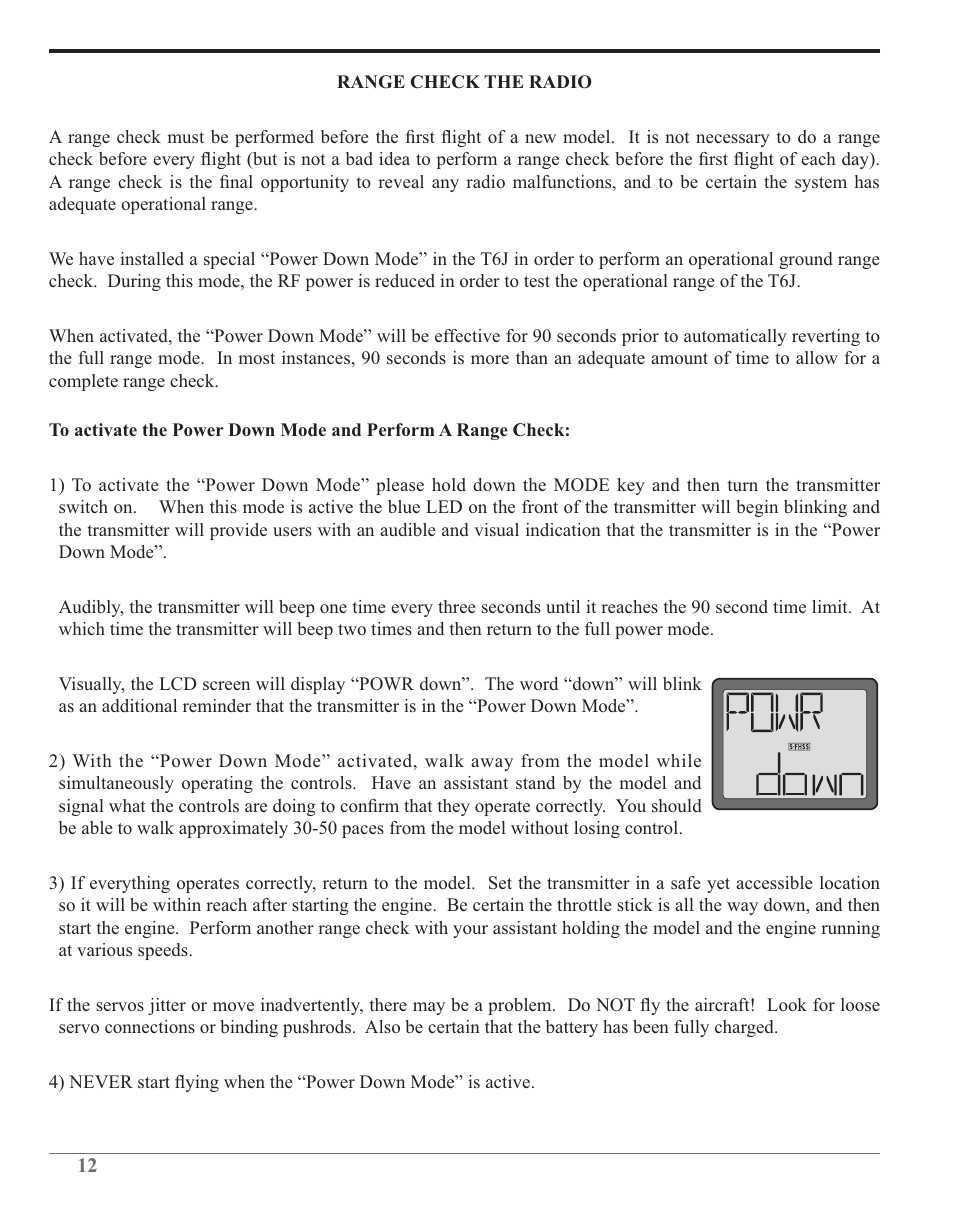 Futaba 6J 2.4GHz User Manual | Page 12 / 94