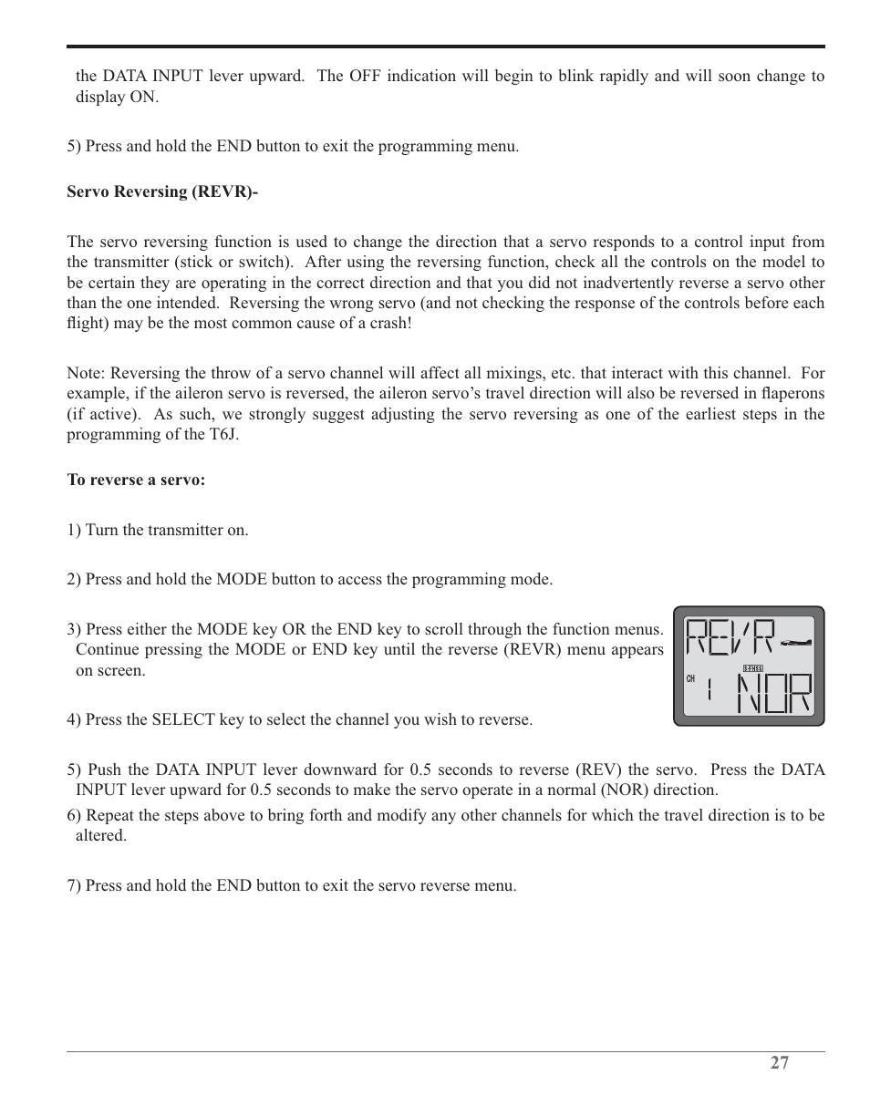 Futaba 6J 2.4GHz User Manual | Page 27 / 94