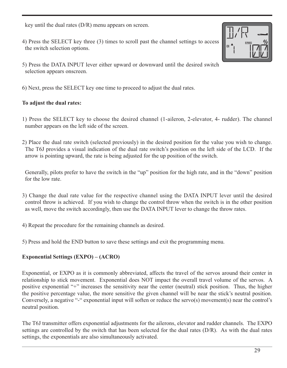 Futaba 6J 2.4GHz User Manual | Page 29 / 94