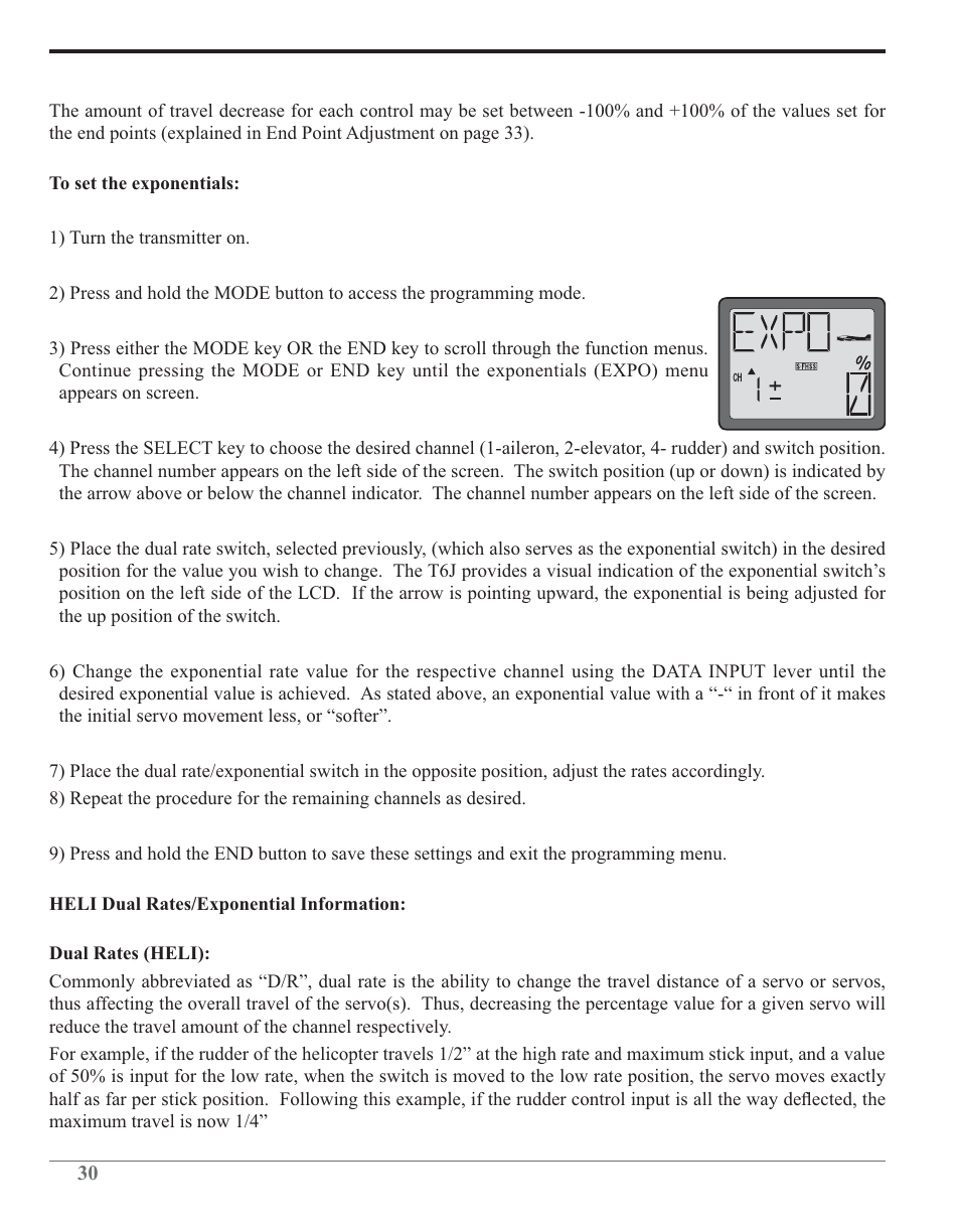 Futaba 6J 2.4GHz User Manual | Page 30 / 94