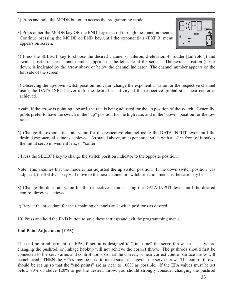 Futaba 6J 2.4GHz User Manual | Page 33 / 94