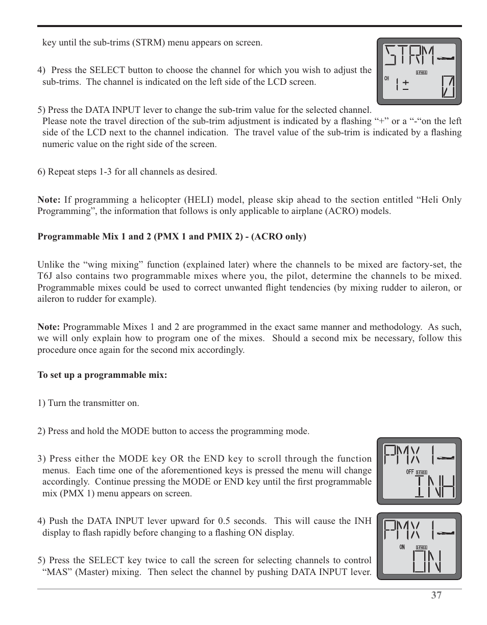 Futaba 6J 2.4GHz User Manual | Page 37 / 94