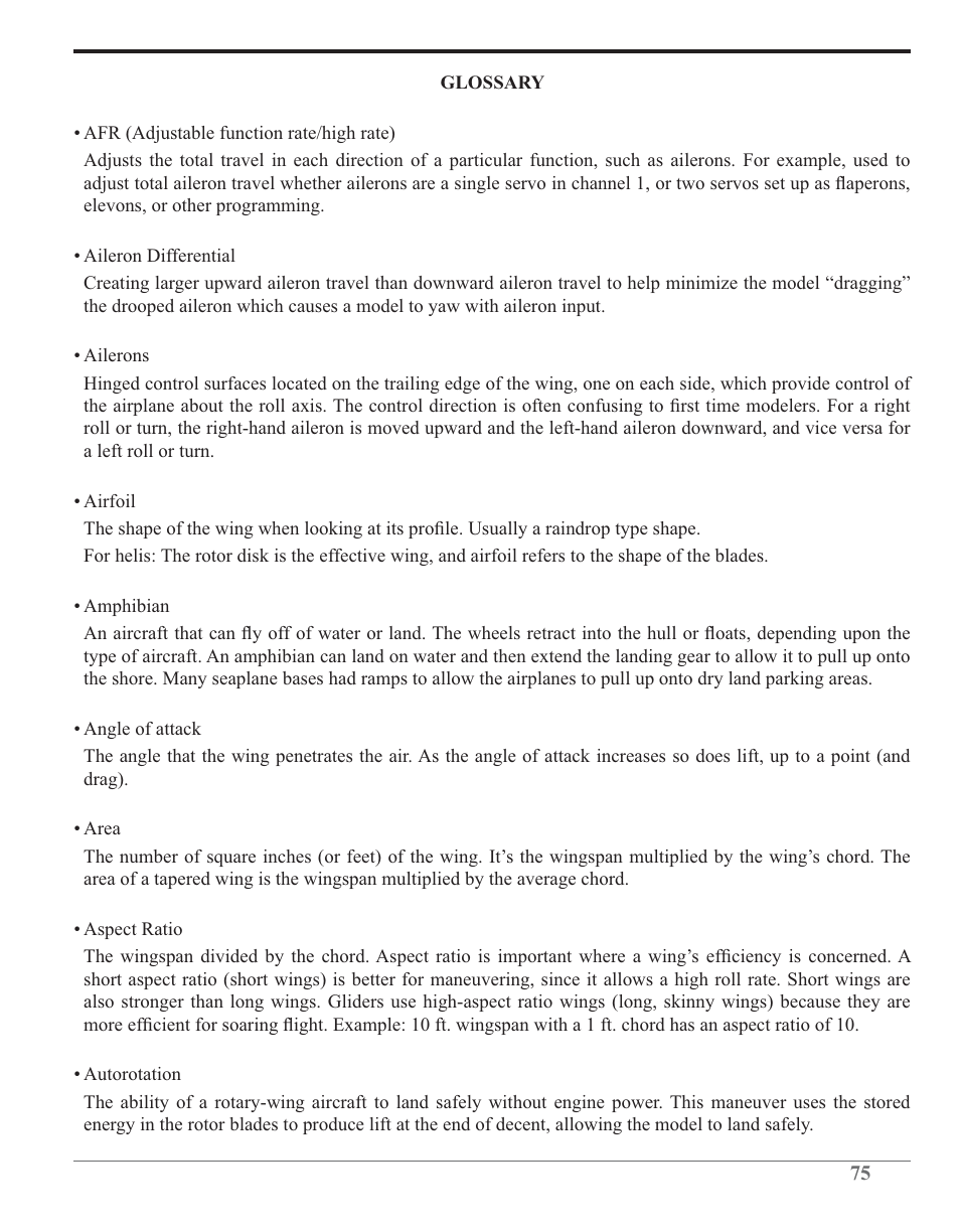 Futaba 6J 2.4GHz User Manual | Page 75 / 94