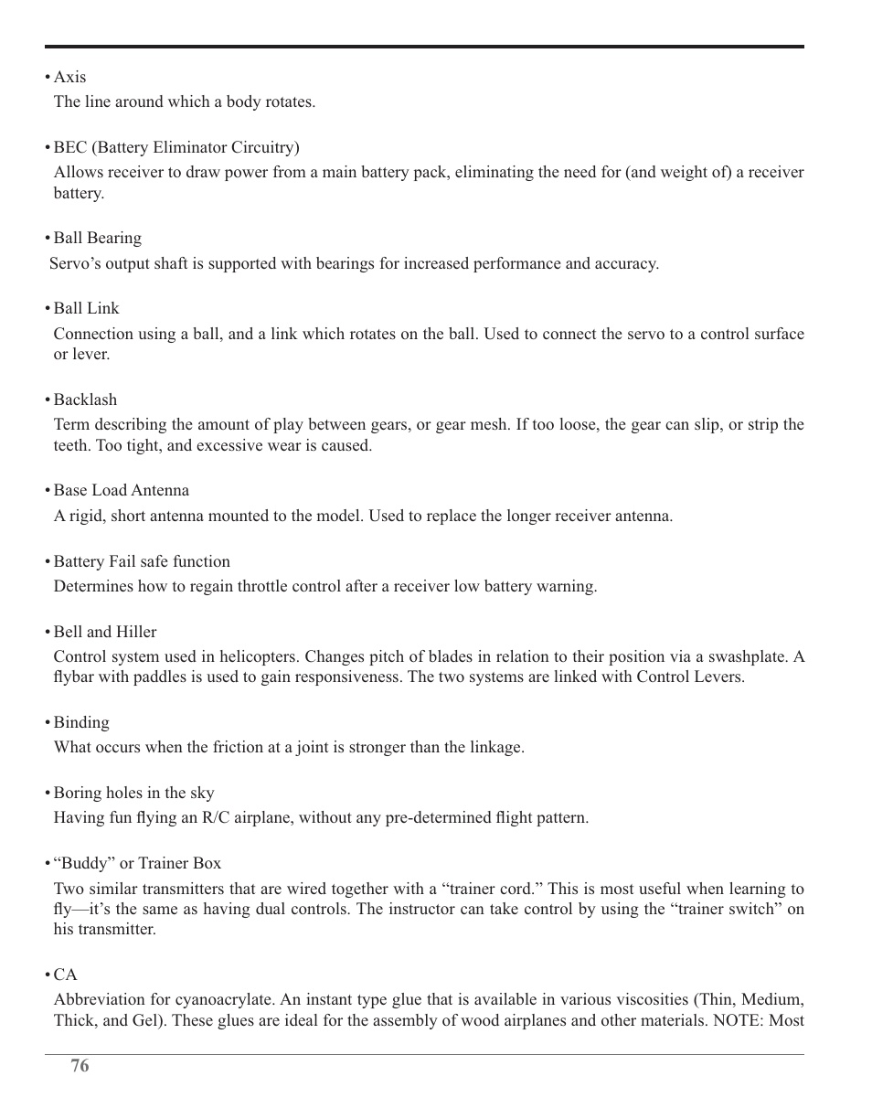 Futaba 6J 2.4GHz User Manual | Page 76 / 94