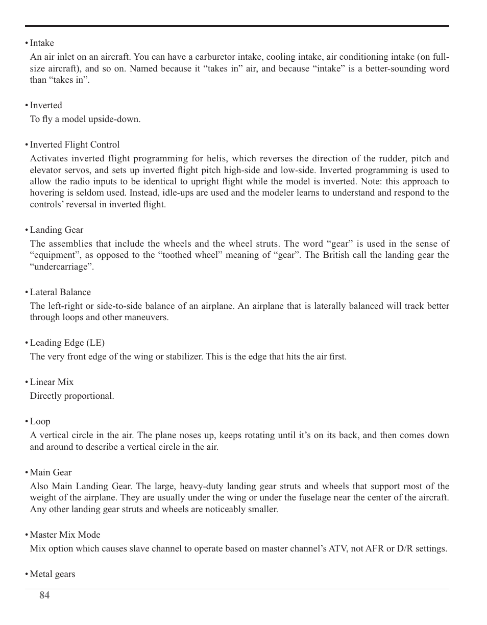 Futaba 6J 2.4GHz User Manual | Page 84 / 94