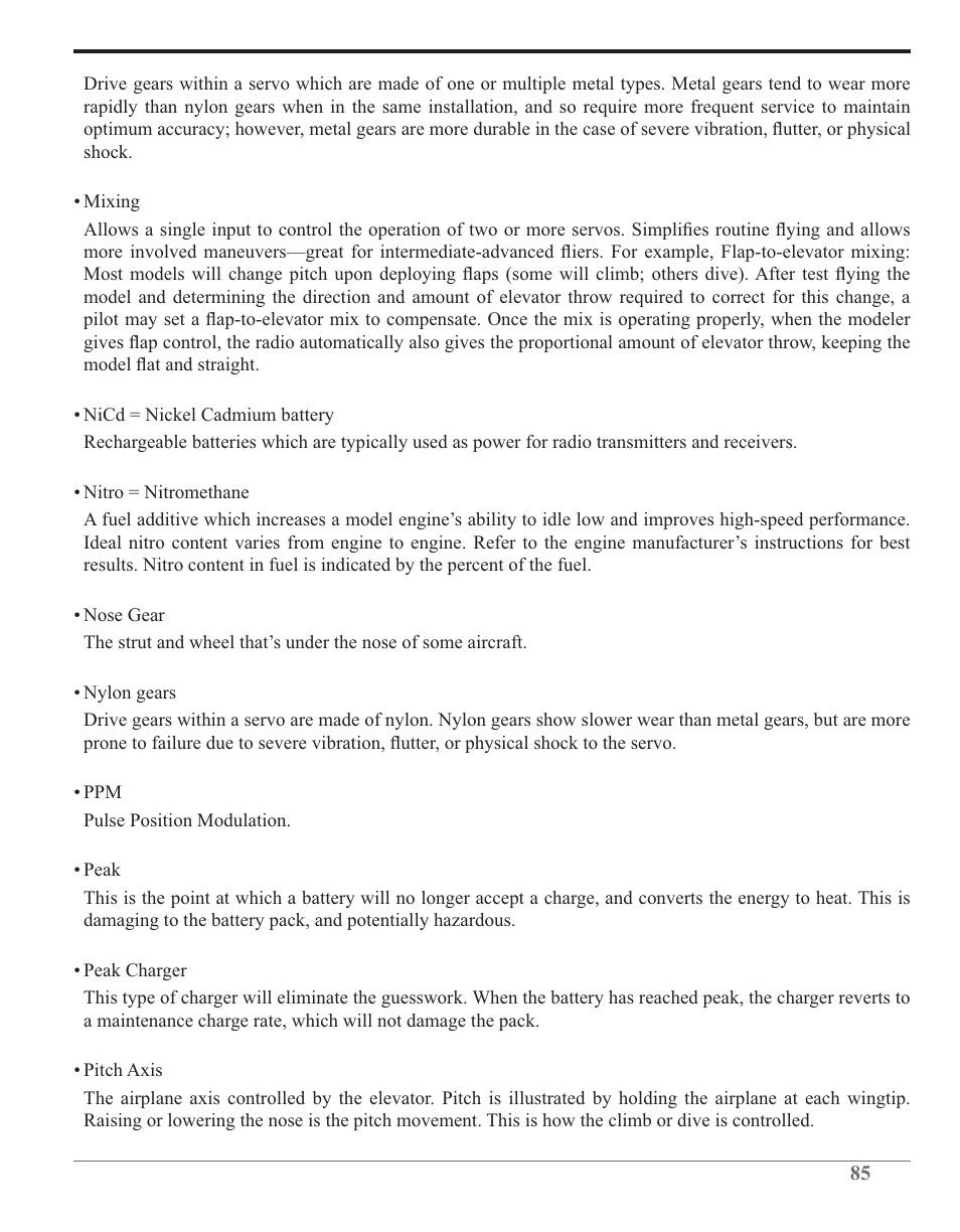 Futaba 6J 2.4GHz User Manual | Page 85 / 94