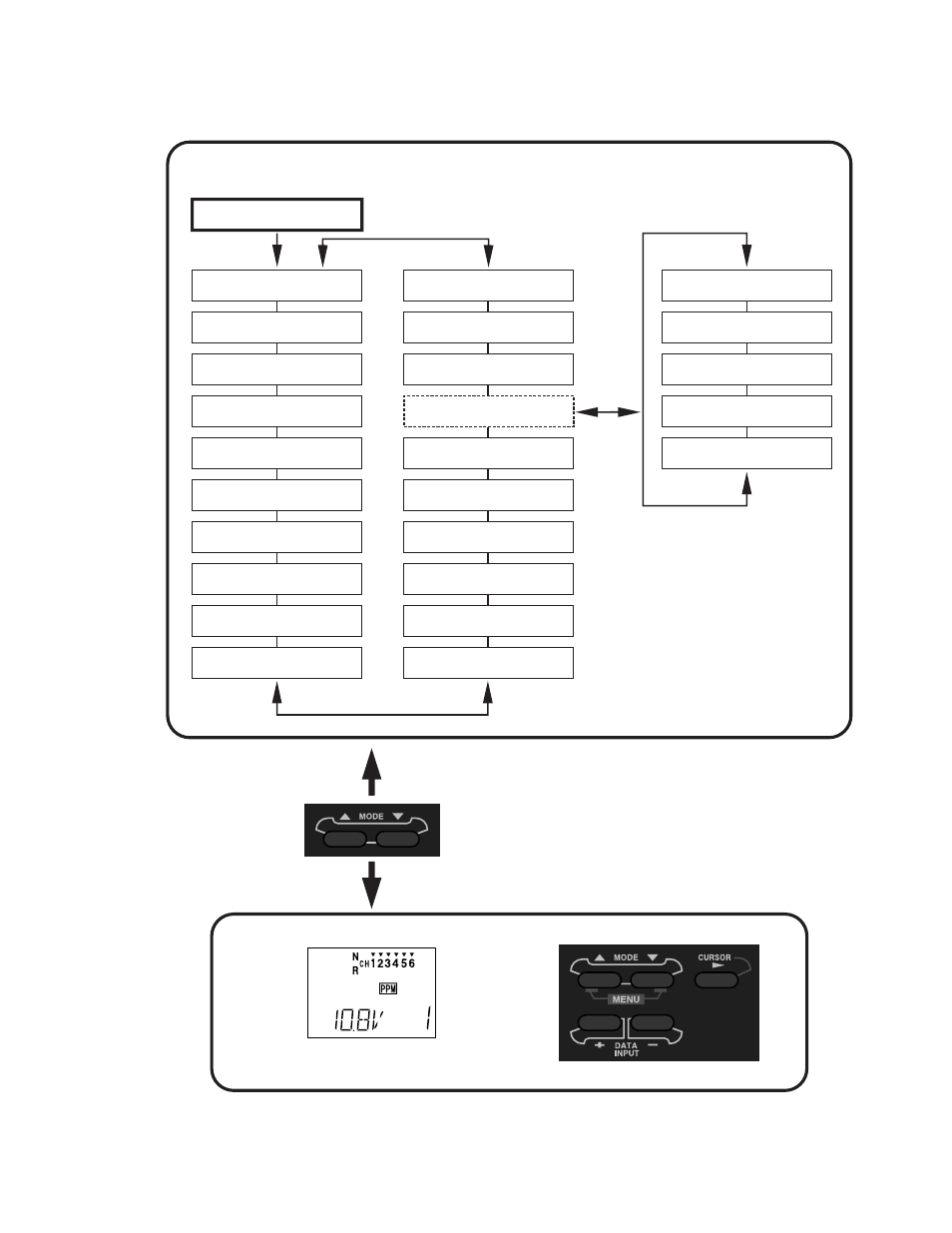 T6xas/hs acro mode menu [acro, Map of acro aircraft functions | Futaba 6XHS User Manual | Page 20 / 64