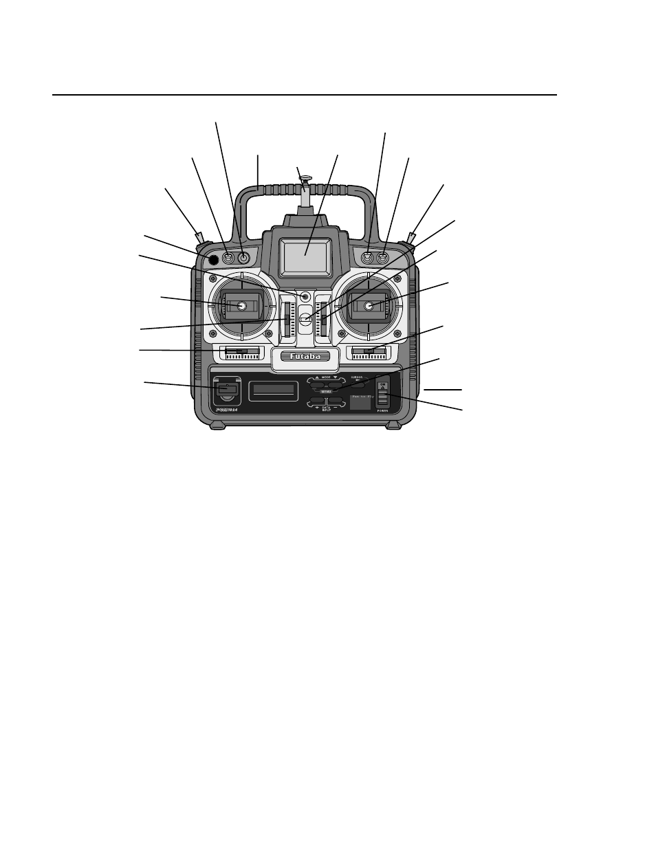 Transmitter controls – helicopter (t6xhs system) | Futaba 6XHS User Manual | Page 51 / 64