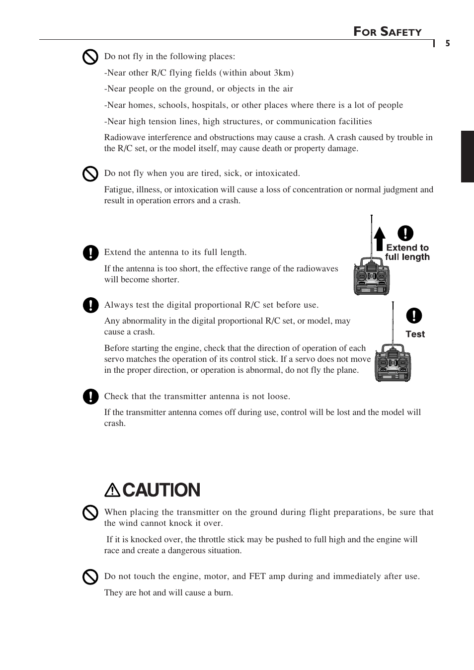 Futaba 6YF User Manual | Page 4 / 22