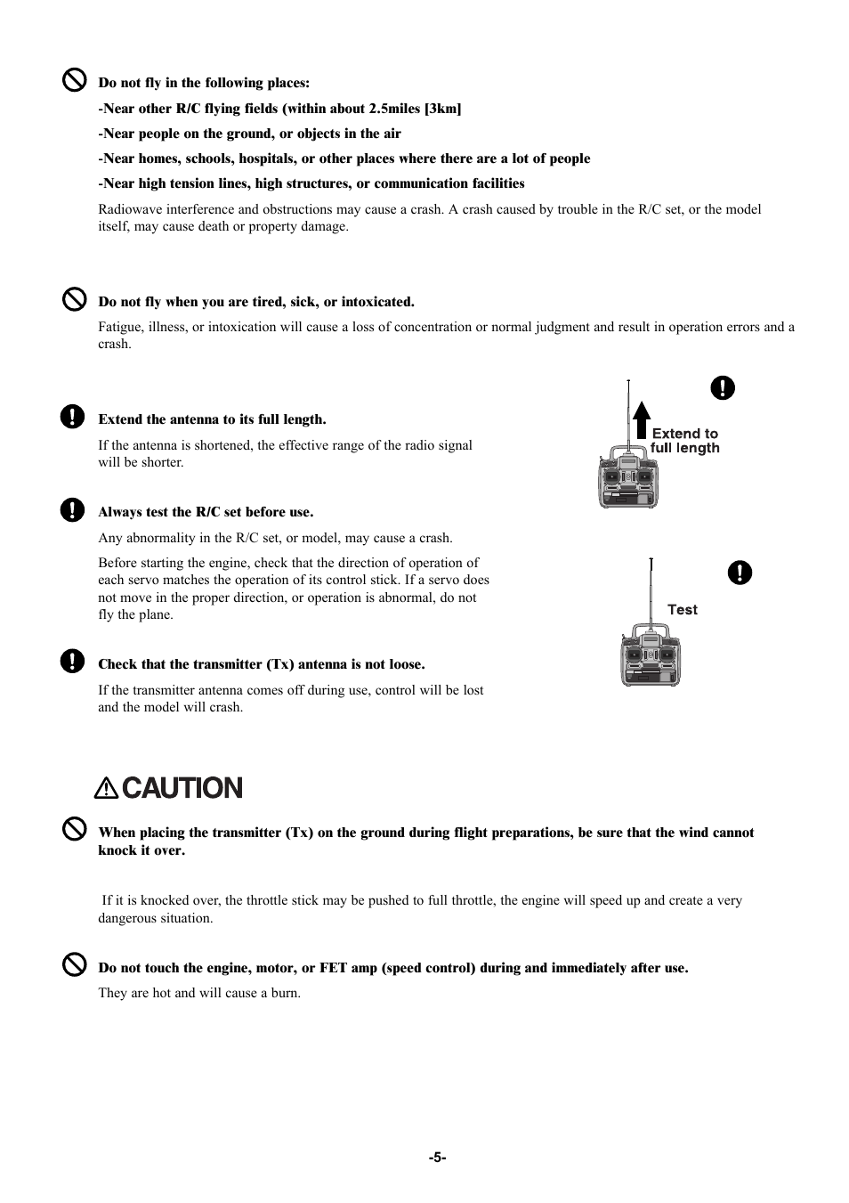 Futaba 6YG User Manual | Page 5 / 23