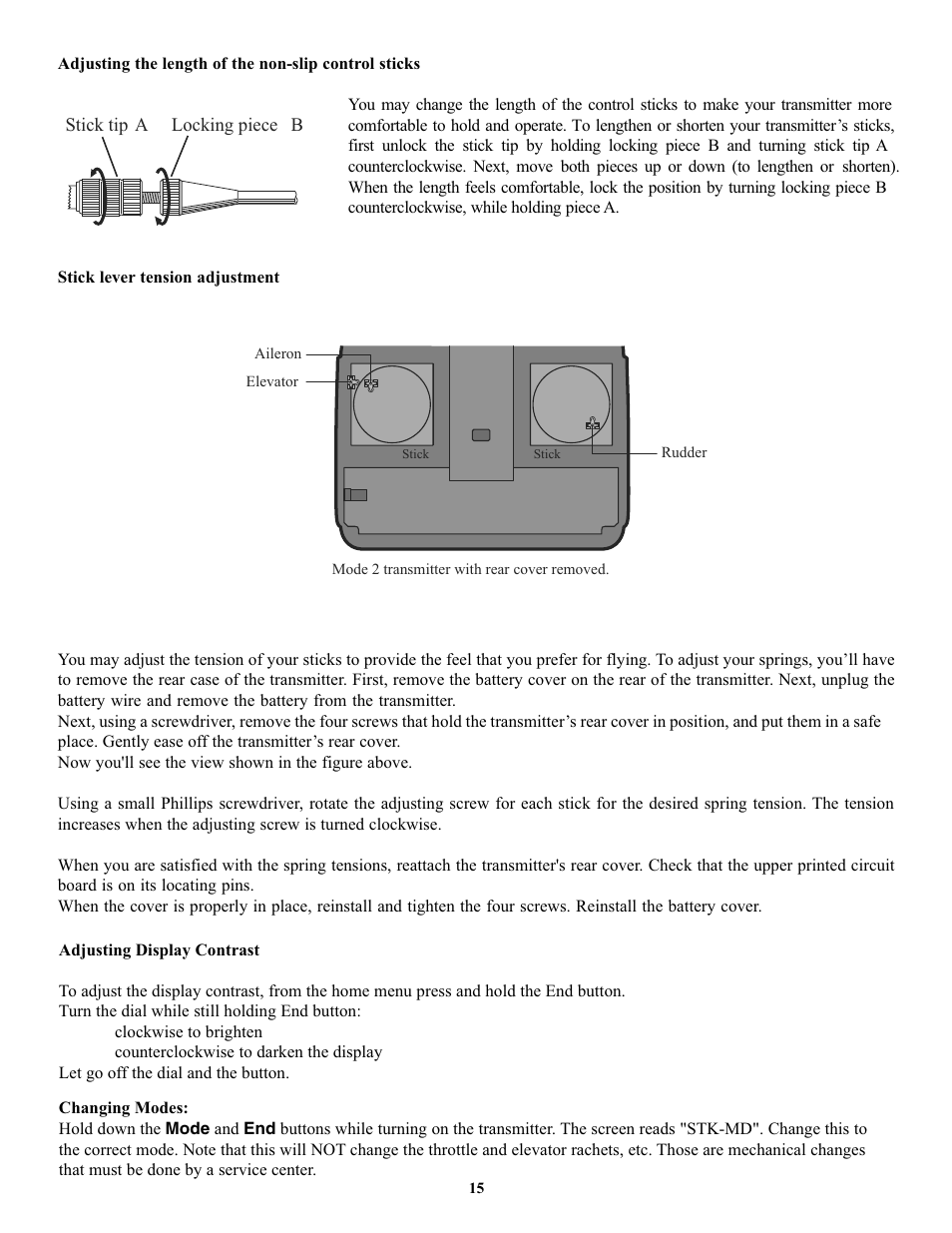 Futaba 7C 2.4GHz User Manual | Page 15 / 86