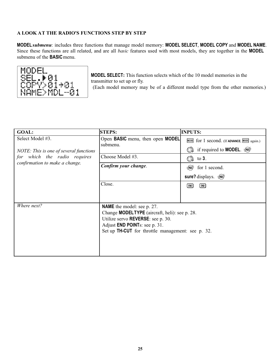 Futaba 7C 2.4GHz User Manual | Page 25 / 86