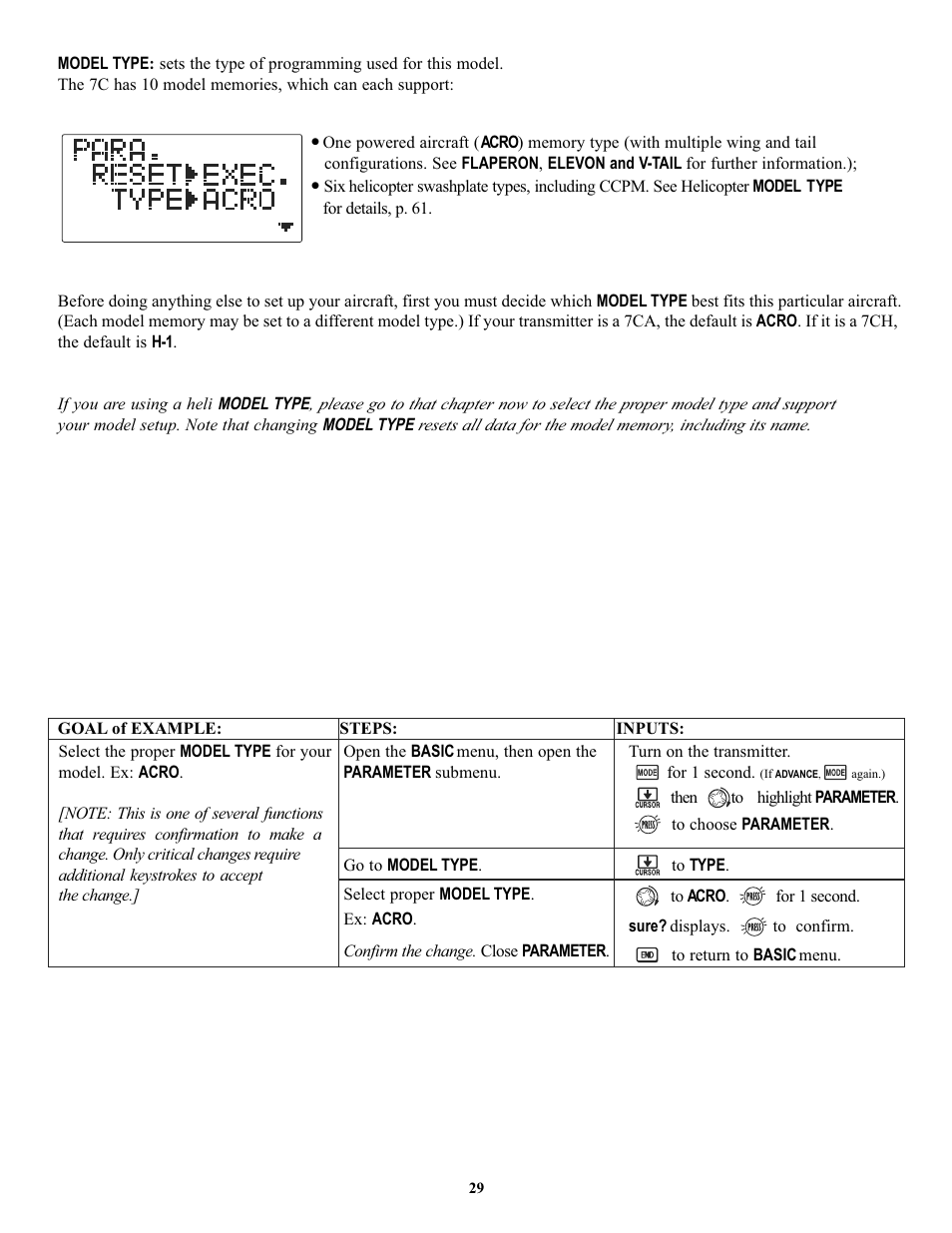 Futaba 7C 2.4GHz User Manual | Page 29 / 86