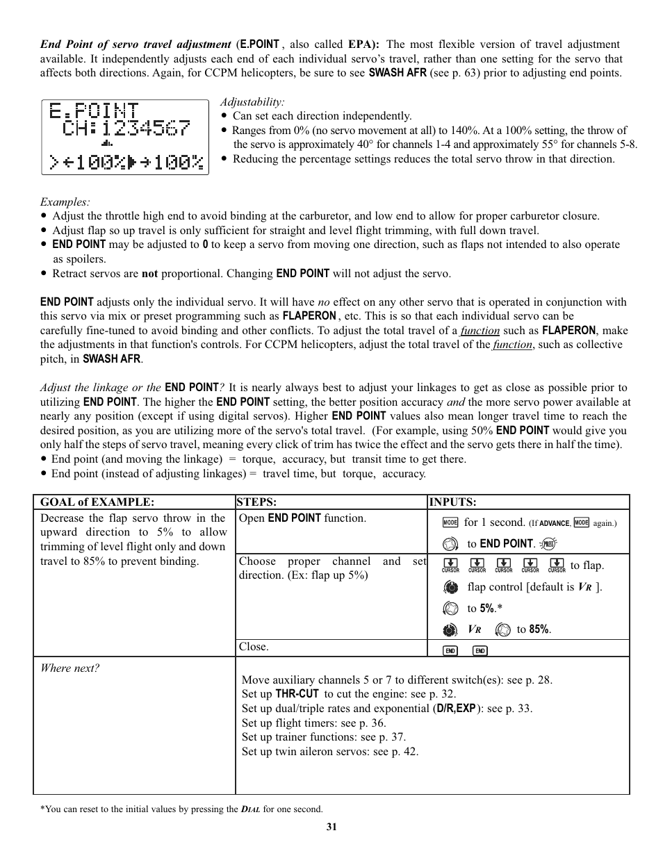 Futaba 7C 2.4GHz User Manual | Page 31 / 86