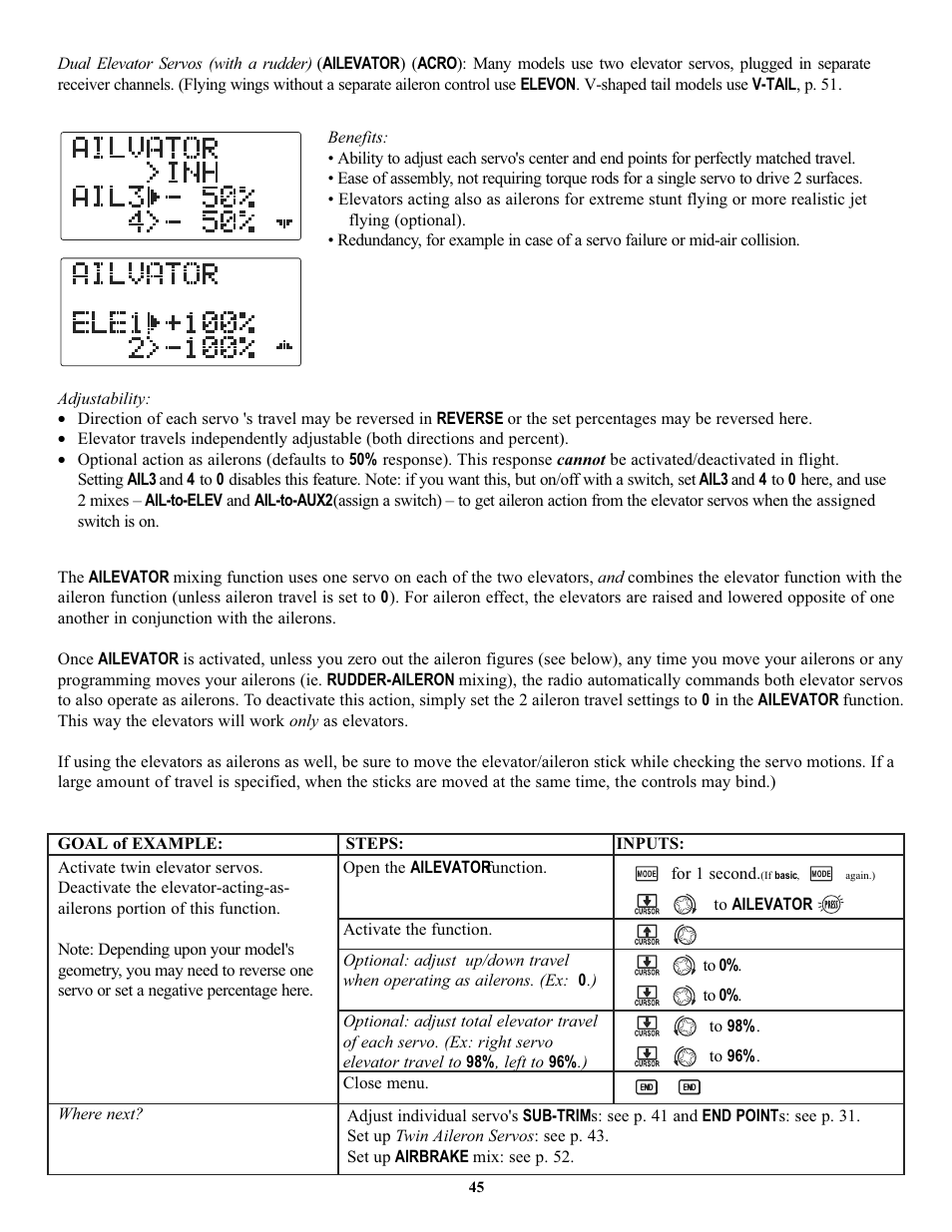 Futaba 7C 2.4GHz User Manual | Page 45 / 86