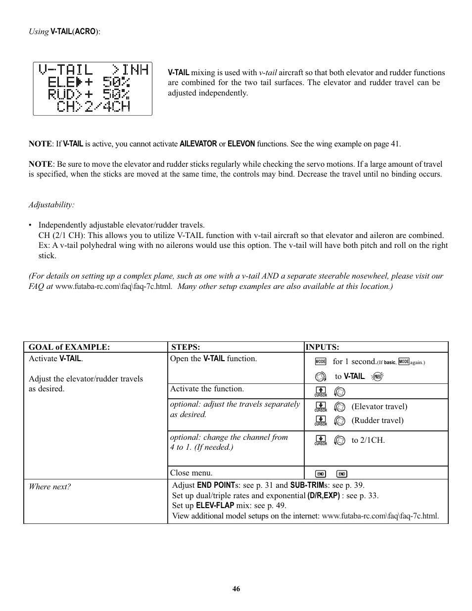 Futaba 7C 2.4GHz User Manual | Page 46 / 86