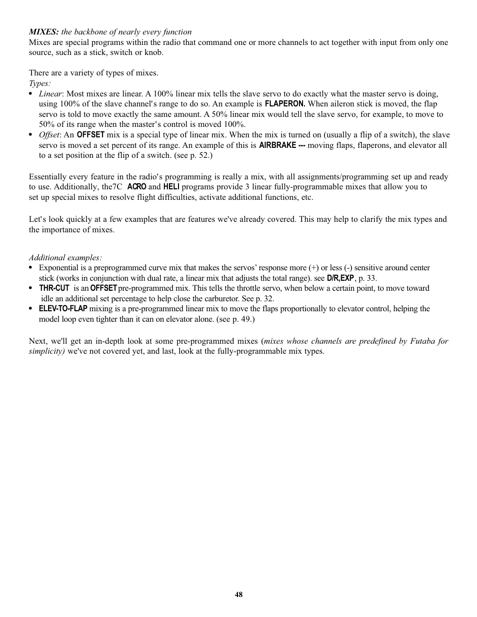 Futaba 7C 2.4GHz User Manual | Page 48 / 86