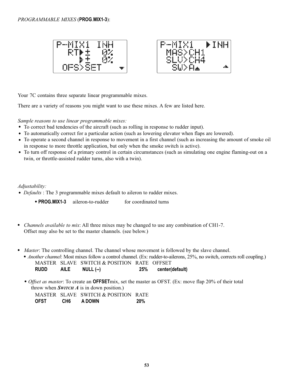 Futaba 7C 2.4GHz User Manual | Page 53 / 86