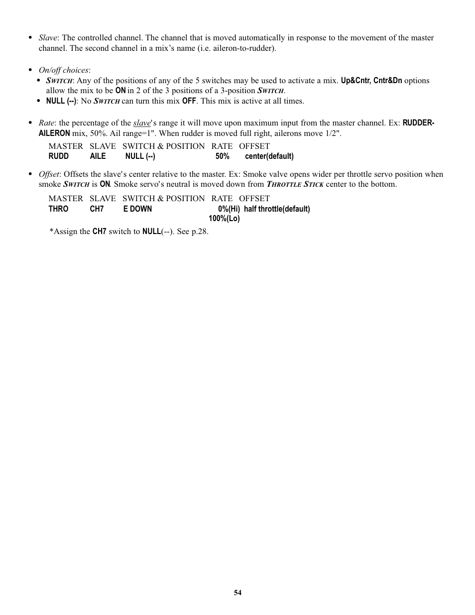 Futaba 7C 2.4GHz User Manual | Page 54 / 86