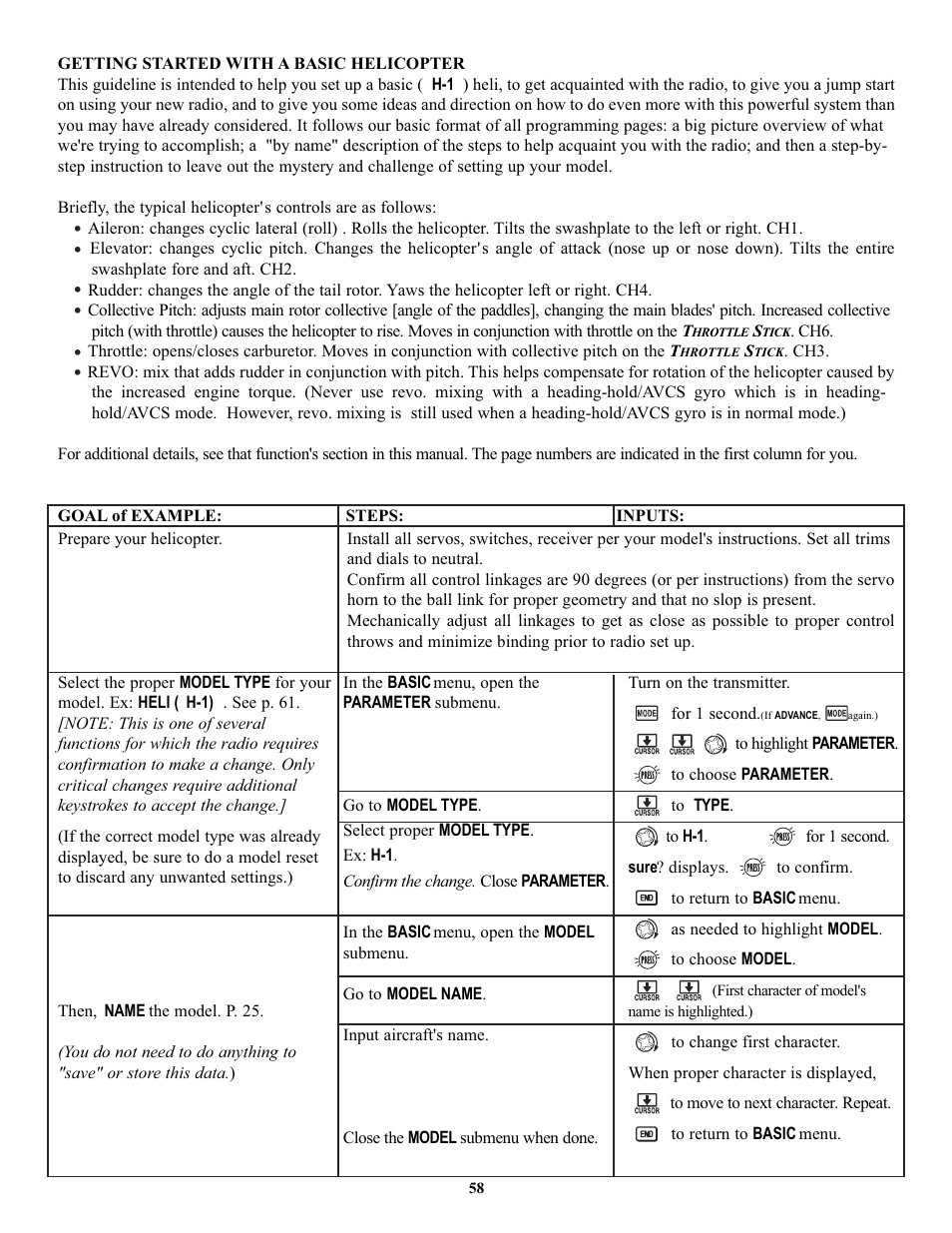 Futaba 7C 2.4GHz User Manual | Page 58 / 86