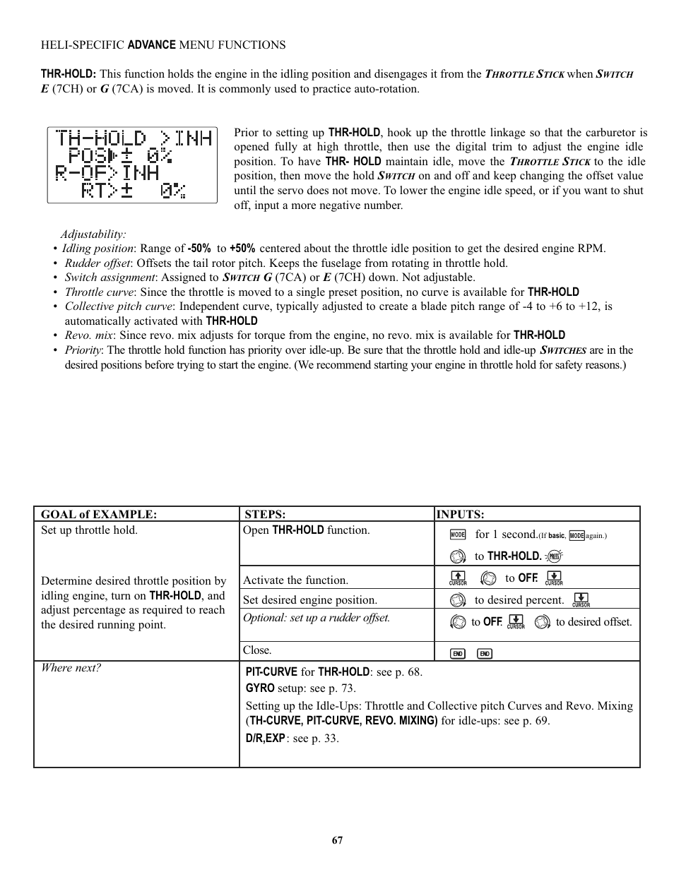 Futaba 7C 2.4GHz User Manual | Page 67 / 86