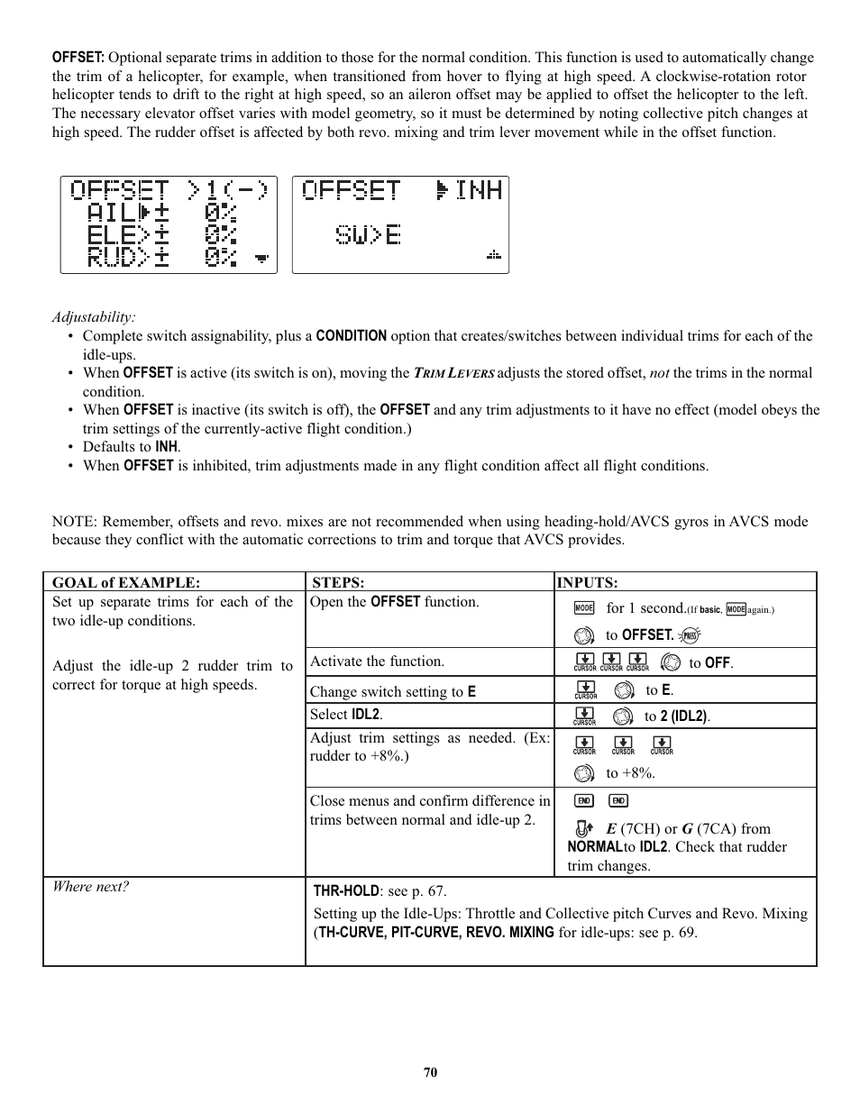 Futaba 7C 2.4GHz User Manual | Page 70 / 86