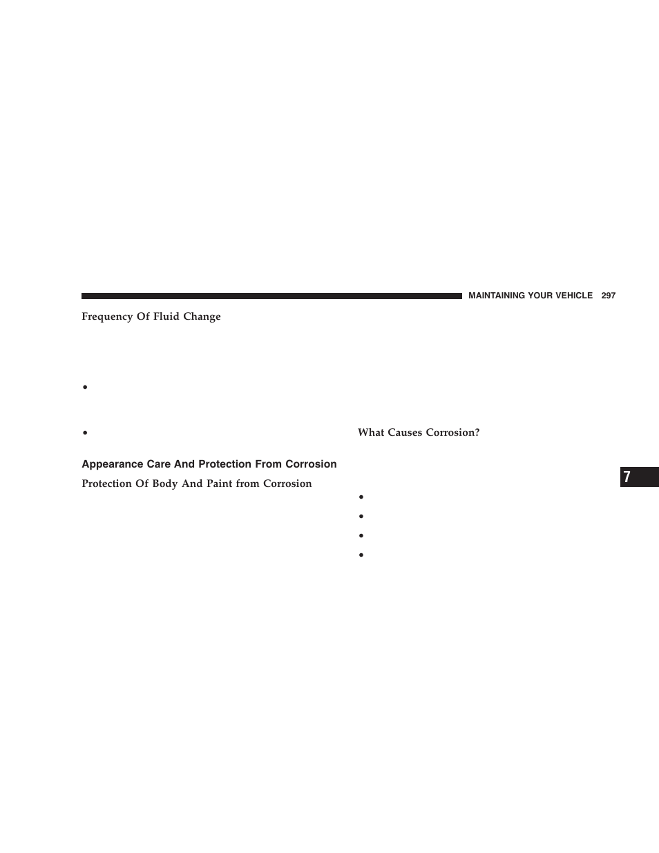 Appearance care and protection from, Corrosion | Chrysler 2005 PT Cruiser User Manual | Page 297 / 368