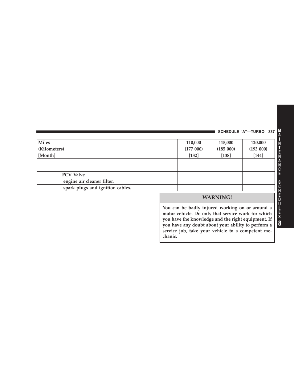 Chrysler 2005 PT Cruiser User Manual | Page 337 / 368