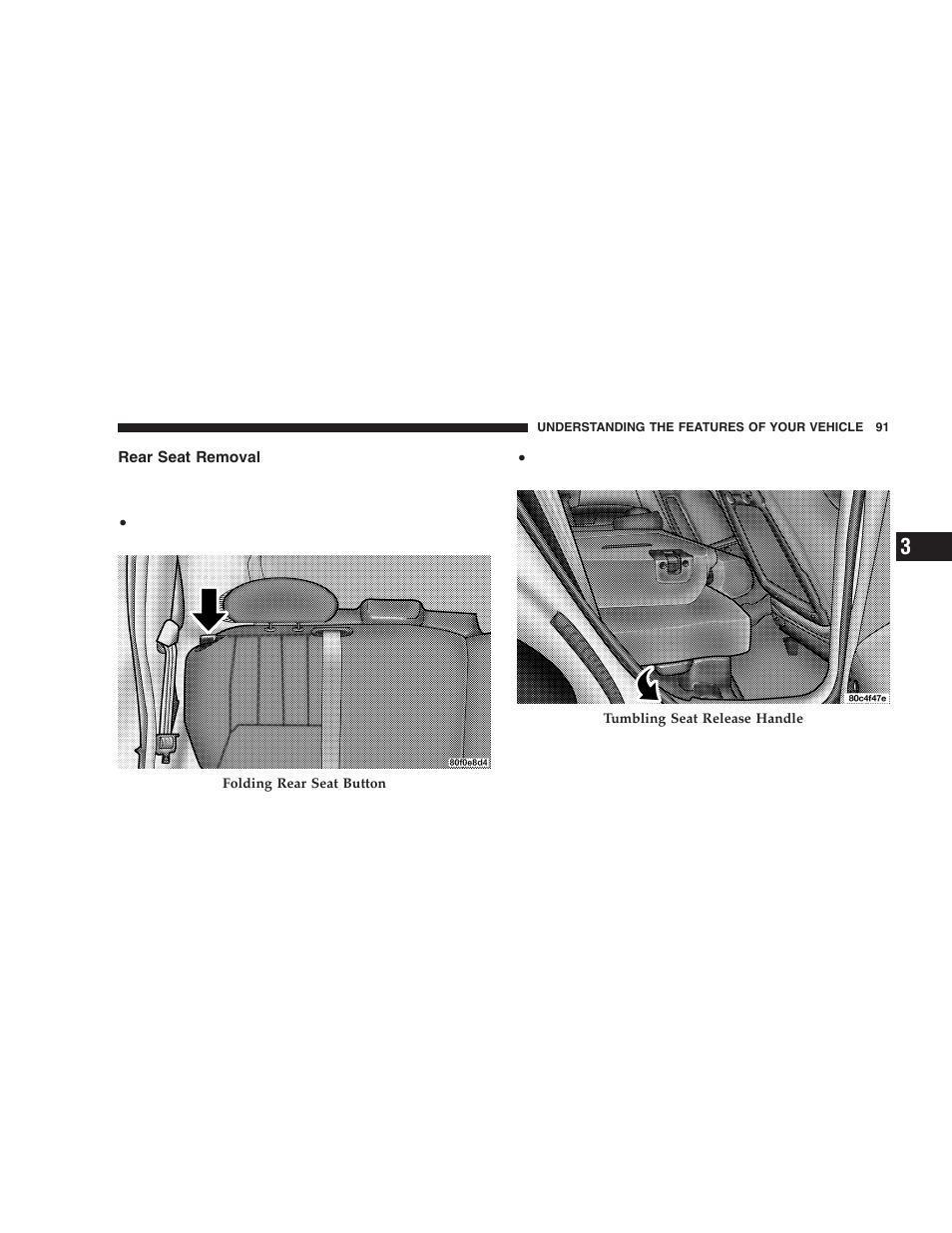 Rear seat removal | Chrysler 2005 PT Cruiser User Manual | Page 91 / 368