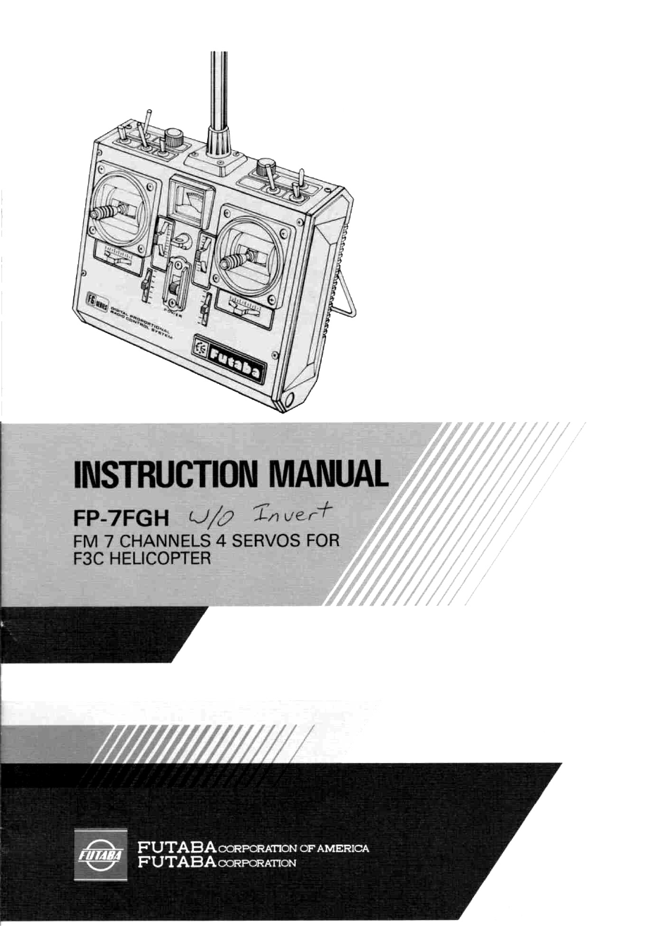 Futaba 7FGH User Manual | 16 pages