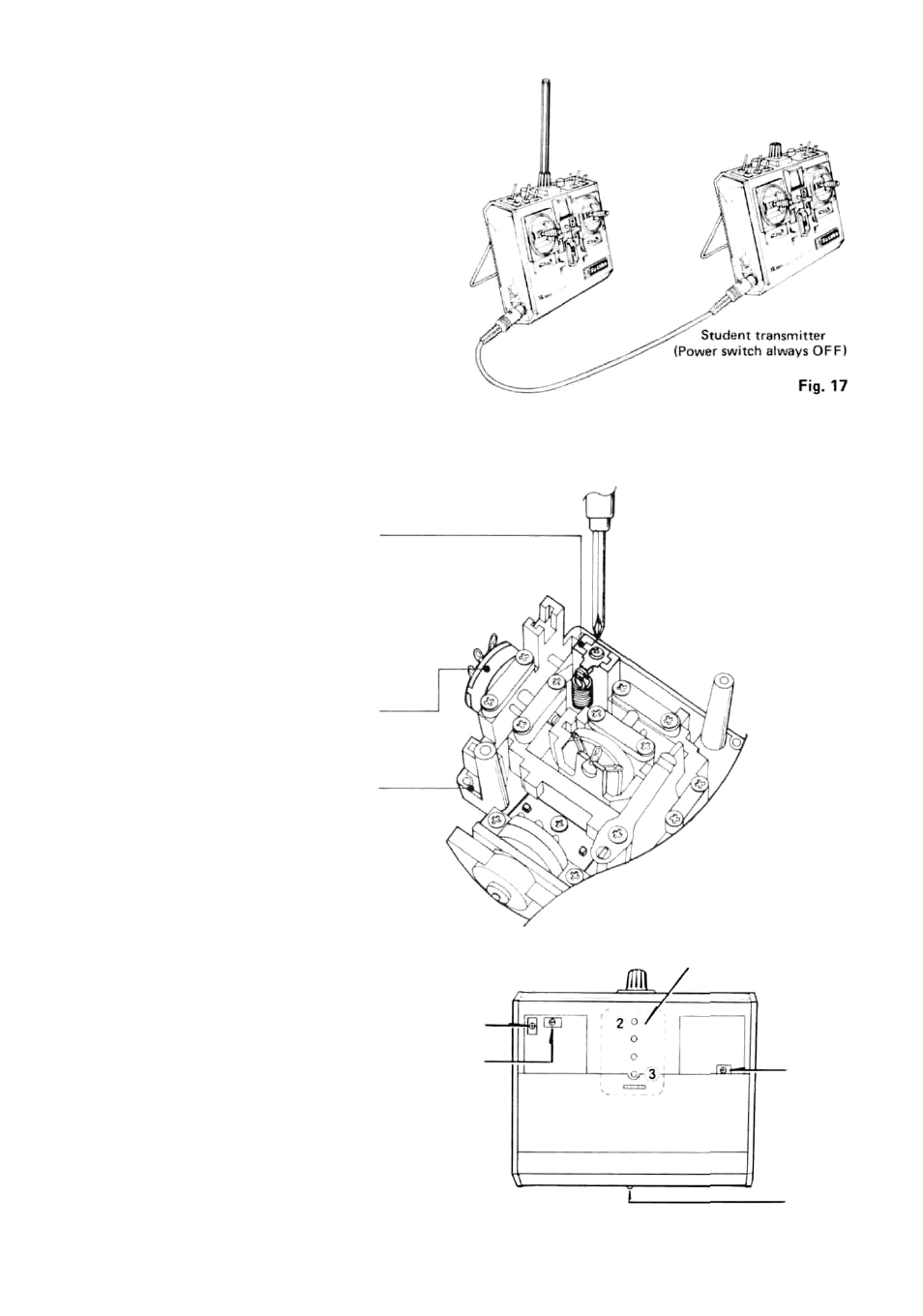 Trainer, Stick mechanism and its adjustment | Futaba 7FGH User Manual | Page 11 / 16