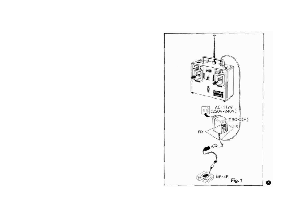 Charge the nickel-cadmium battery before using | Futaba 7G Contest 7 User Manual | Page 5 / 12