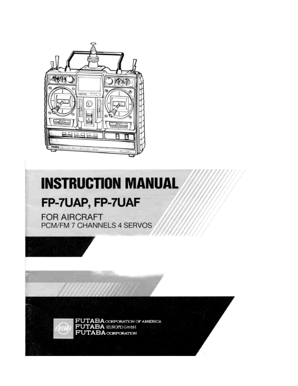 Futaba 7UAF, 7UAP User Manual | 26 pages