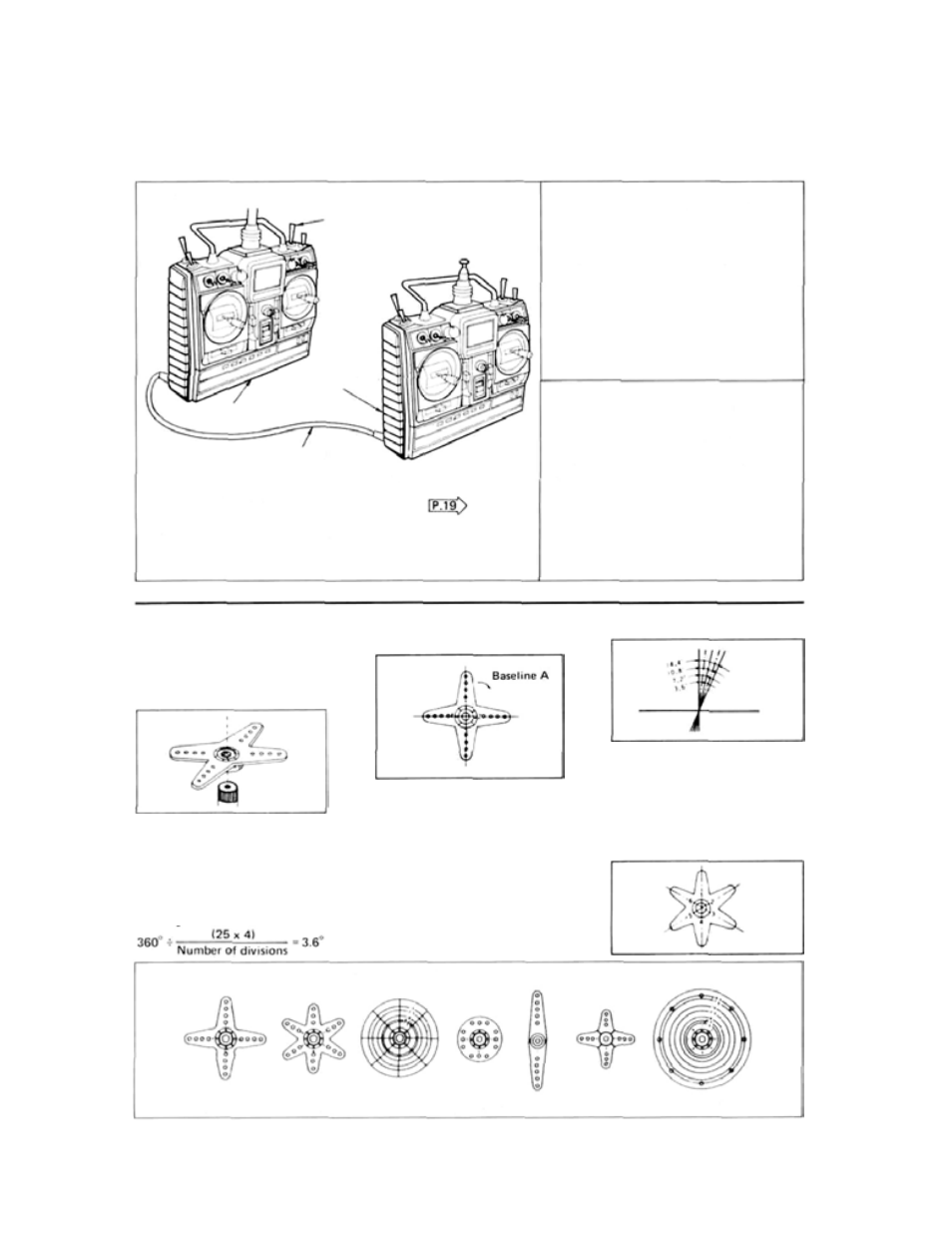 Other functions • using the accessories, The following splined horns are optional | Futaba 7UAF, 7UAP User Manual | Page 22 / 26