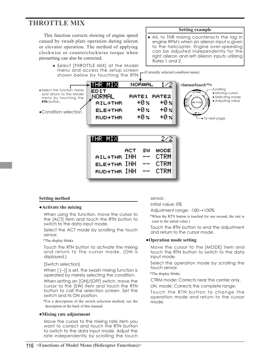 Futaba 8FG 2.4GHz User Manual | Page 116 / 123